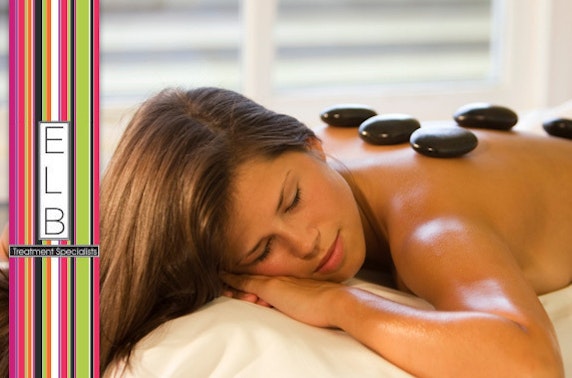 Hot stone massage and facial – save 73%