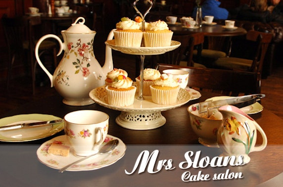 Vintage afternoon tea with Prosecco at Mrs Sloans Cake Salon – save up to 55%