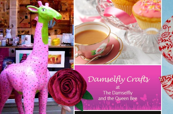 Crafternoon tea at The Damselfly and the Queen Bee 