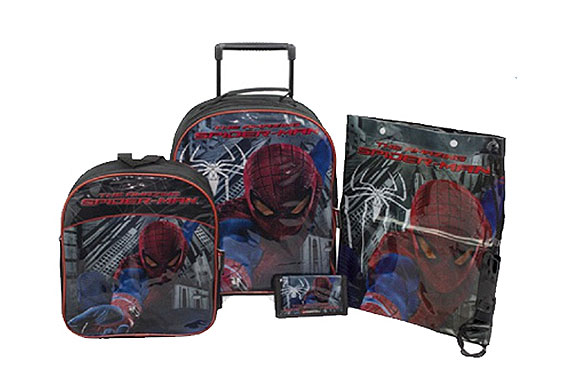 spiderman luggage set