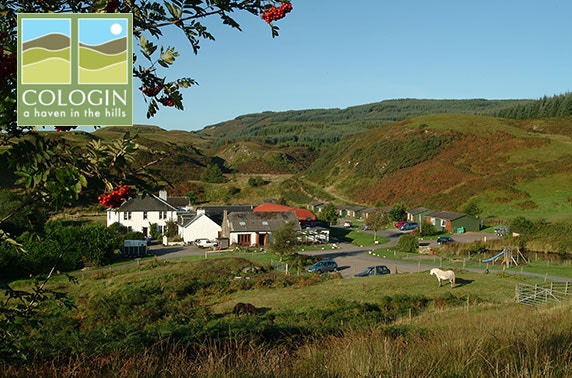 Cologin Inner Hebridean Lodges - less than £10pp