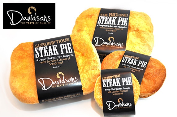 Davidsons Butcher steak pie - itison