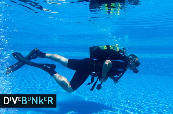 Scuba diving beginner or refresher lesson