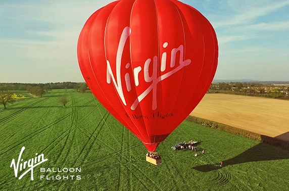 Virgin hot air balloon ride