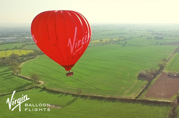 Virgin hot air balloon ride