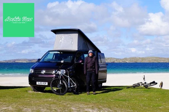 VW Campervan hire – from £14pppn
