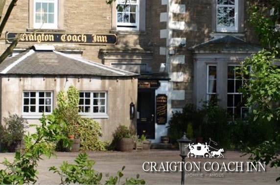 The Craigton Coach Inn lunch, Broughty Ferry