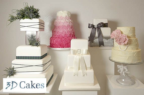 3D Cakes wedding cake