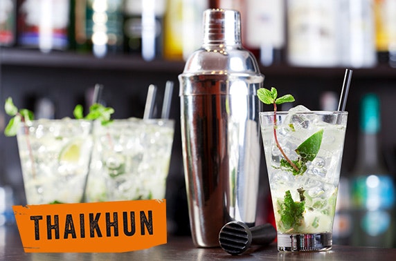 Thaikhun Aberdeen cookery and cocktail class