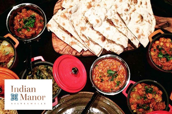 Indian Manor dining, Bothwell - £8pp