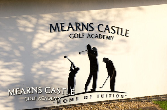 4* Mearns Castle Golf Academy round & driving range