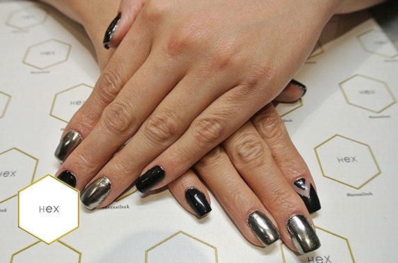 Hex Nails gel and mini manicure
