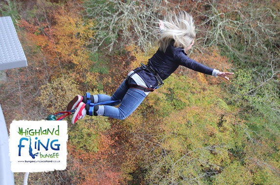 Bungee jump with Highland Fling Bungee