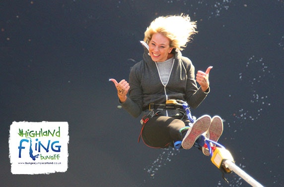 Bungee jump with Highland Fling Bungee