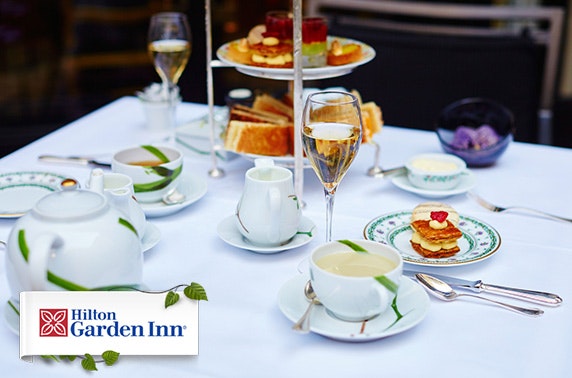 Afternoon tea with fizz at Hilton Garden Inn, Aberdeen