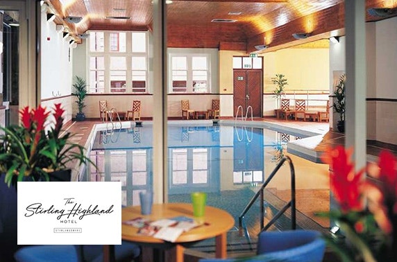 Luxury spa day, 4* The Stirling Highland Hotel