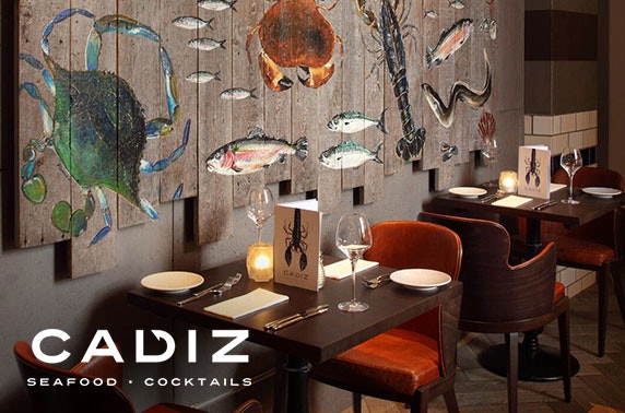 Seafood dining & cocktails at Cadiz, George Street