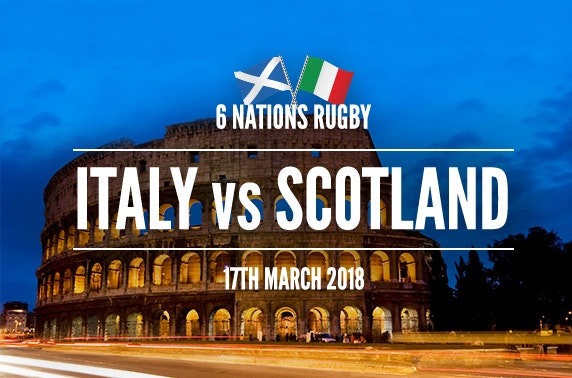 Scotland vs Italy 6 Nations tix & Rome stay