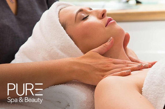 PURE Spa & Beauty facial and deluxe massage, City Centre