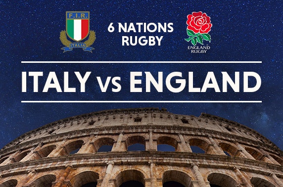 Italy vs England 6 Nations tix & Rome stay