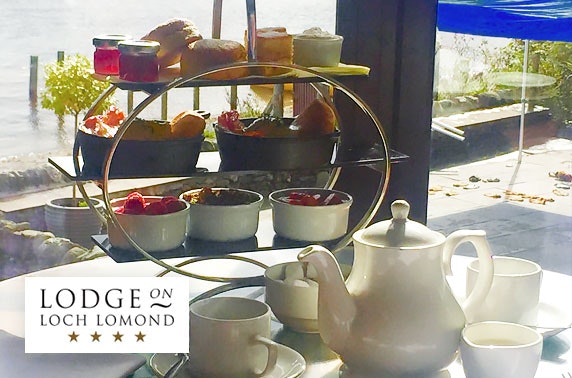 4* Lodge on Loch Lomond morning or afternoon tea