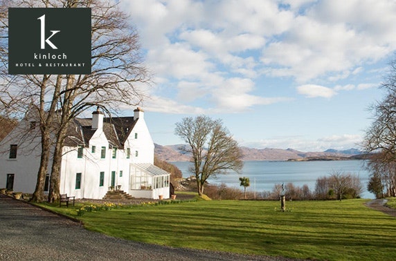3 AA Rosette Kinloch Lodge stay, Isle of Skye