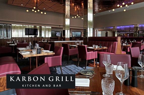 Afternoon tea at Karbon Grill within Hilton Garden Inn