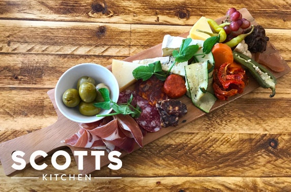 Breakfast or sharing boards at Scotts Kitchen, City Centre