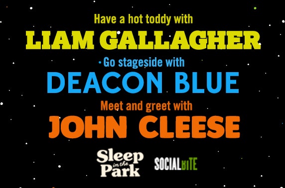 Meet Liam Gallagher, Deacon Blue or John Cleese and help tackle homelessness