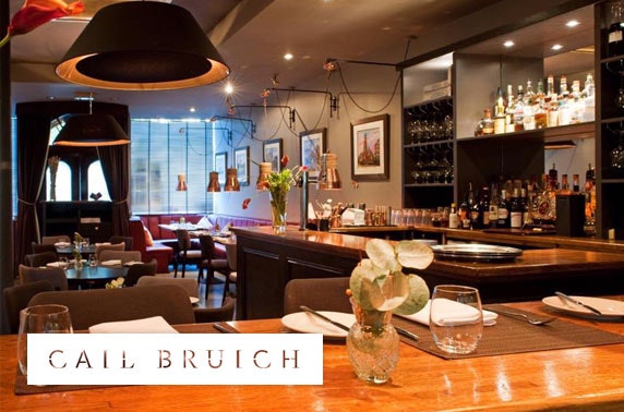3 AA Rosette Cail Bruich dining, West End