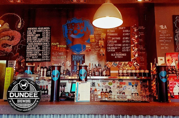 BrewDog pizzas & Prosecco or beers