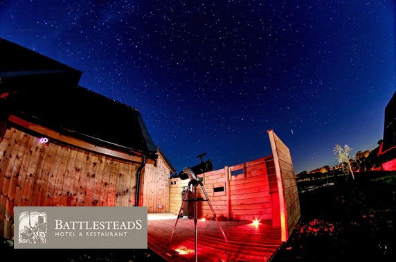 Battlesteads luxury 2 nt stay & observatory experience