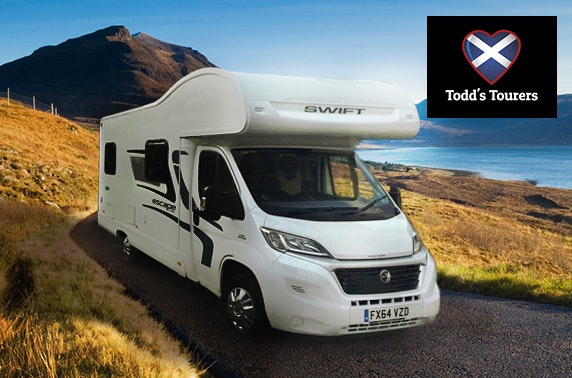 Motorhome hire – from £11pppn