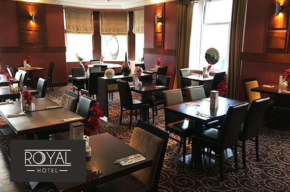 The Royal Hotel dining, Cumnock