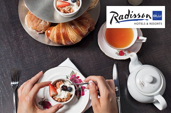 4* Radisson Blu morning tea