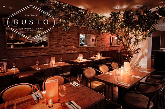 Gusto Prosecco dining - choice of 5 locations