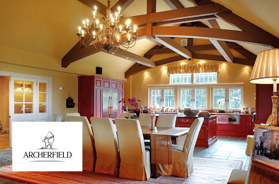 5* Archerfield luxury lodge stay