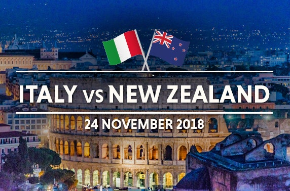 Italy V New Zealand rugby in Rome