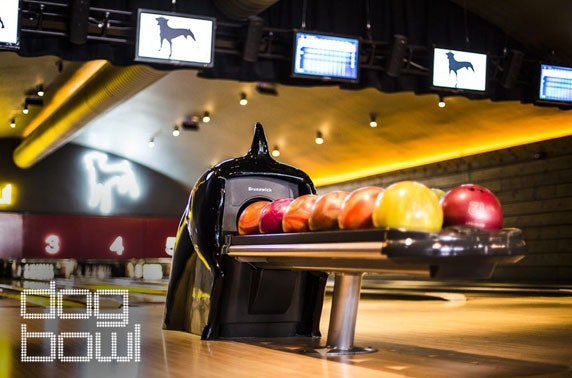 Bowling & dining at Dog Bowl, nr Oxford Road - from £8pp