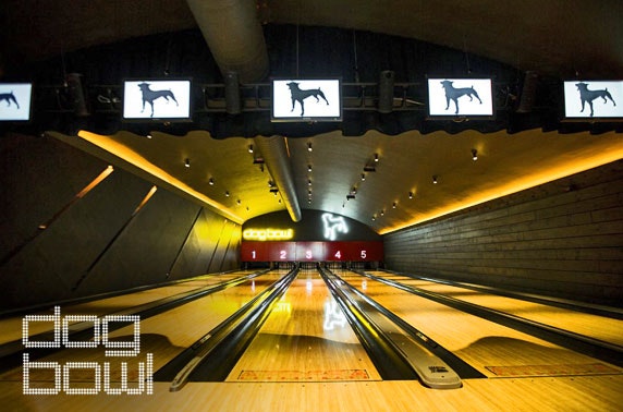 Bowling & dining at Dog Bowl, nr Oxford Road - from £8pp