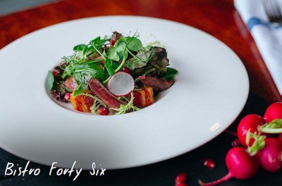 Michelin-recommended Bistro Forty Six dining, Jesmond
