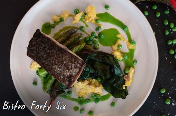 Michelin-recommended Bistro Forty Six dining, Jesmond