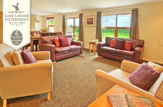 5* Loch Lomond Waterfront lodges - from less than £14pppn