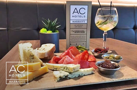 Tapas sharing board & gin at AC by Marriott, Salford Quays