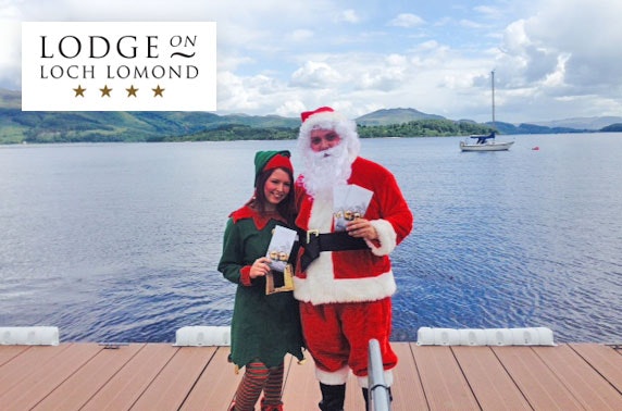 Meet Santa at 4* Lodge on Loch Lomond