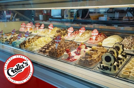 Crolla’s ice cream, Dundee - from £3pp