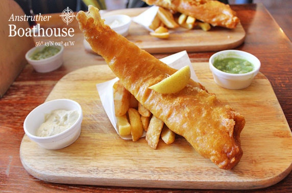 The Boathouse fish & chips, Anstruther