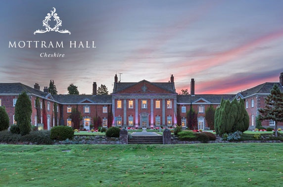 4* luxury Mottram Hall stay, Cheshire