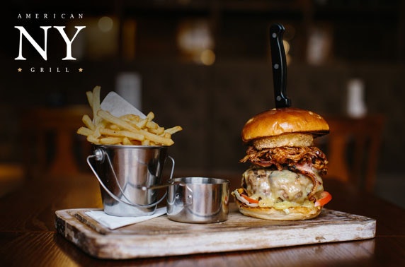NY American Grill dining and drinks, Princes Square - from £6pp