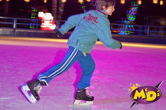 M&D's outdoor ice skating - from £4pp